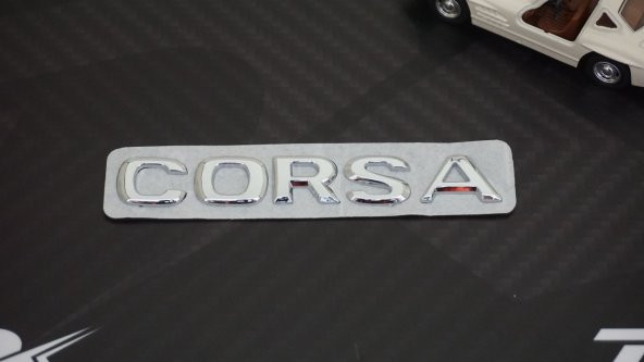 Opel Corsa 3M 3D Krom ABS Logo Amblem - Resim 7