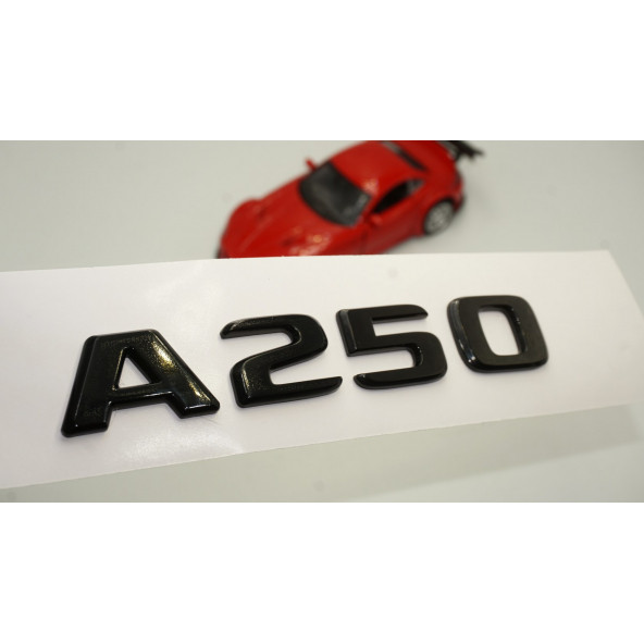 A 250 Bagaj Parlak Siyah ABS 3M 3D Yazı Logo ürün görseli 1
