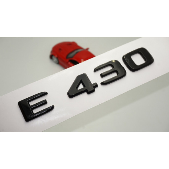 E 430 Bagaj Parlak Siyah ABS 3M 3D Yazı Logo ürün görseli 1