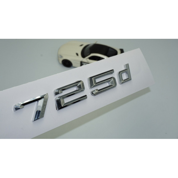 Dk Tuning 725d Bagaj Krom Metal 3m 3d Yazı Logo Bmw İle Uyumlu ürün görseli 1
