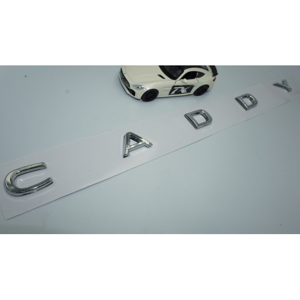DK Tuning Volkswagen Caddy 2021+ MK5 Yeni Nesil Krom ABS Bagaj Yazı Logo ürün görseli 1