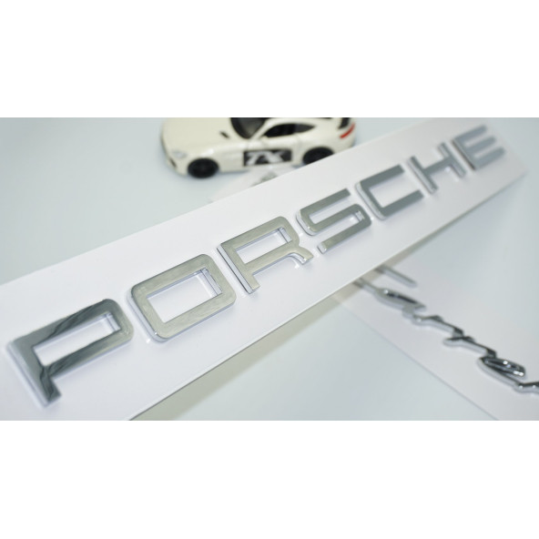 DK Tuning Porsche 911 Carrera 3M Gümüş Krom Bagaj Logo Seti ürün görseli 1