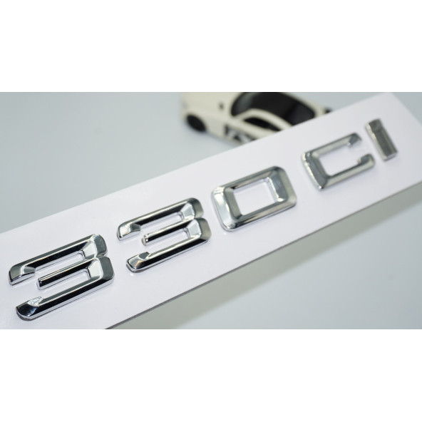 DK Tuning 330Ci Bagaj Krom Metal 3M 3D Yazı Logo Bmw İle Uyumlu ürün görseli 1
