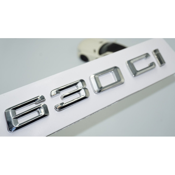 DK Tuning 630Ci Bagaj Krom Metal 3M 3D Yazı Logo Bmw İle Uyumlu ürün görseli 1