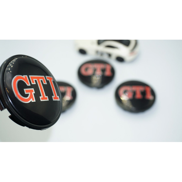 DK Tuning GTİ Jant Göbeği Kapak Seti 65mm Volkswagen İle Uyumlu ürün görseli 1