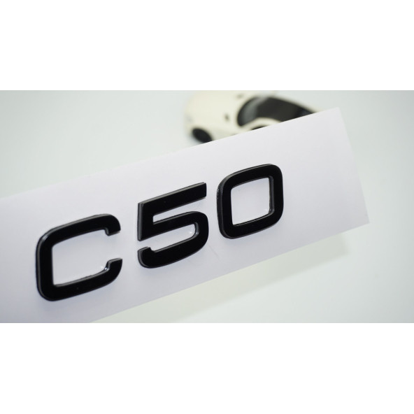 DK Tuning C50 Siyah ABS 3M 3D Bagaj Yazı Logo Volvo İle Uyumlu ürün görseli 1