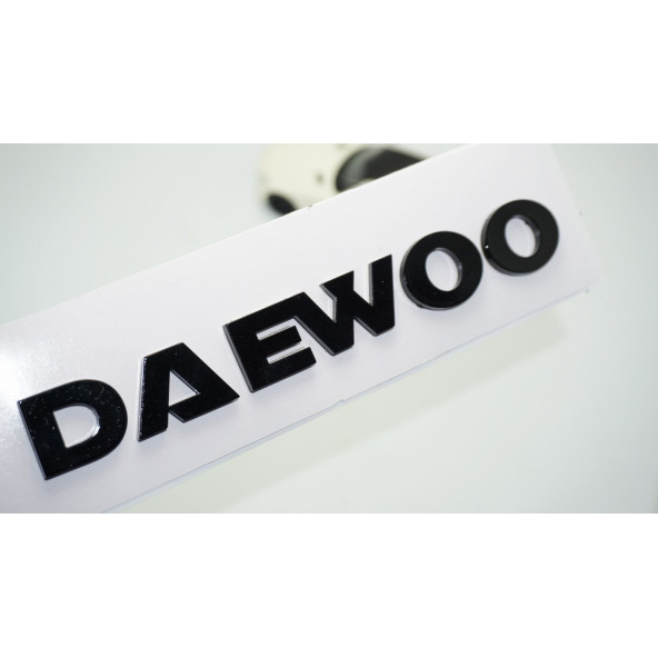 DK Tuning Daewoo Bagaj Siyah ABS 3M 3D Yazı Logo ürün görseli 1