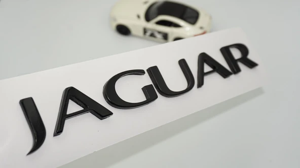 DK Tuning Jaguar Sport Siyah ABS 3M Bagaj Yazı Logo ürün görseli 1