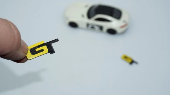 DK Tuning GT Direksiyon Sarı Siyah Logo Amblem Ford İle Uyumlu ürün görseli 1