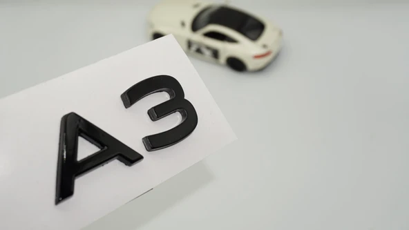 DK Tuning A3 2025+ Bagaj Siyah 3M Yazı Logo Audi İle Uyumlu ürün görseli 1