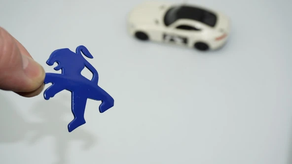 DK Tuning Direksiyon Mavi Logo Amblem Arma Peugeot ile Uyumlu ürün görseli 1