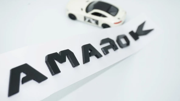 DK Tuning VW Volkswagen Amarok Ön Kaput Siyah ABS Yazı Logo Amblem ürün görseli 1