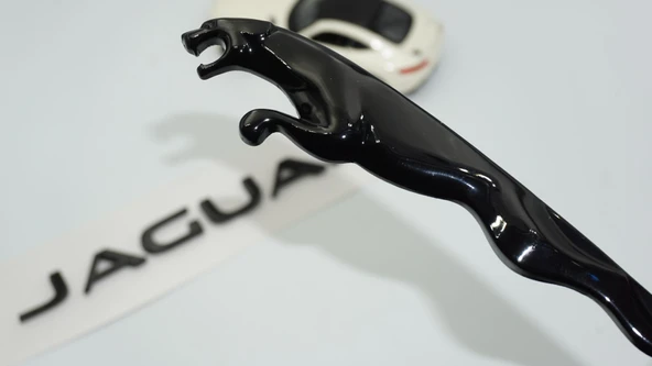 DK Tuning Jaguar Panter Siyah ABS Bagaj Yazı Logo Oem Ürün ürün görseli 1