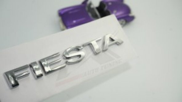 Ford Fiesta Yeni Nesil Bagaj Krom ABS 3M 3D Yazı Logo Amblem ürün görseli 1