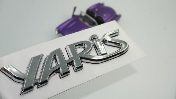 Toyota Yaris 3M 3D Bagaj Yazı Logo Amblem ürün görseli 1