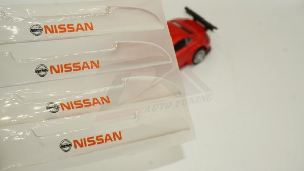 Nissan Logo Kapı Kenarı Koruma Şeffaf Kauçuk 3M Band New Style ürün görseli 1