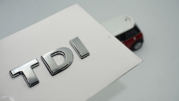 Audi TDİ Bagaj Krom ABS 3M 3D Yazı Logo Arma ürün görseli 1