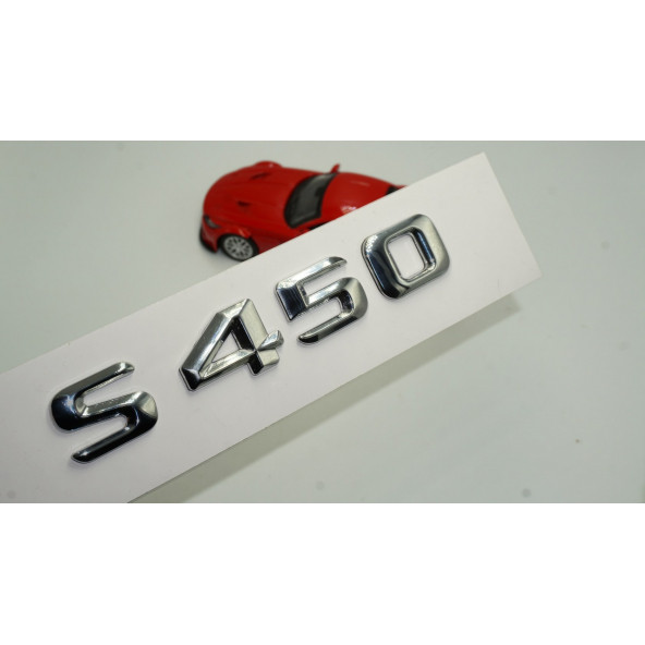 S450 Bagaj Krom Metal 3M 3D Yazı Logo ürün görseli 1