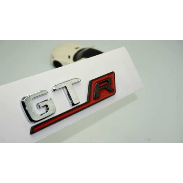 DK Benz GT R Kırmızı Krom Abs 3m 3d Bagaj Logo Amblem ürün görseli 1