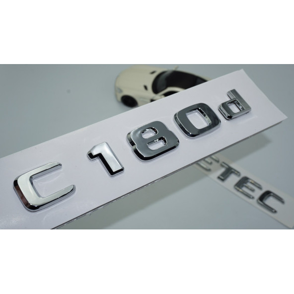 DK Tuning Benz C180d Bluetec Bagaj Krom ABS 3M 3D Yazı Logo ürün görseli 1
