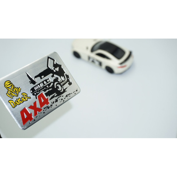 DK Tuning 4x4 Dakar Logo Metal Body Plaka Logo Amblem Arma ürün görseli 1