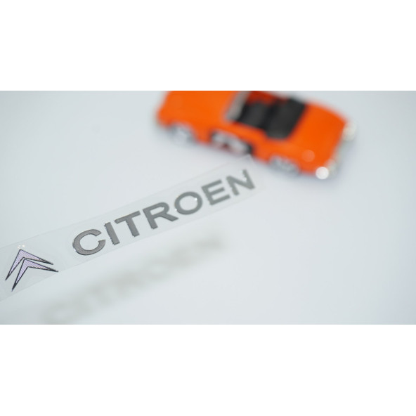DK Tuning Citroen Logo Alüminyum Torpido Ayna Cam Sticker ürün görseli 1
