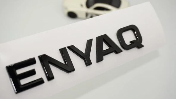 DK Tuning Skoda Enyaq Bagaj Siyah Yazı Logo Arma ürün görseli 1