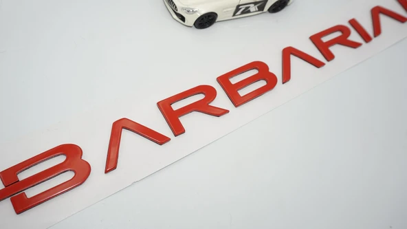 DK Tuning L200 Barbarian Kırmızı Bagaj Yazı Logo Mitsubishi İle Uyumlu ürün görseli 1