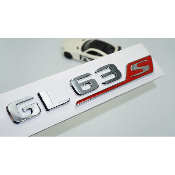 DK Tuning GL63S Bagaj Krom Kırmızı ABS Yazı Logo Benz İle Uyumlu ürün görseli 1