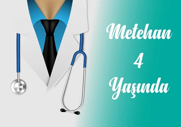 Doktor Temalı Doğum Günü Afişi 35X50 cm ürün görseli 1