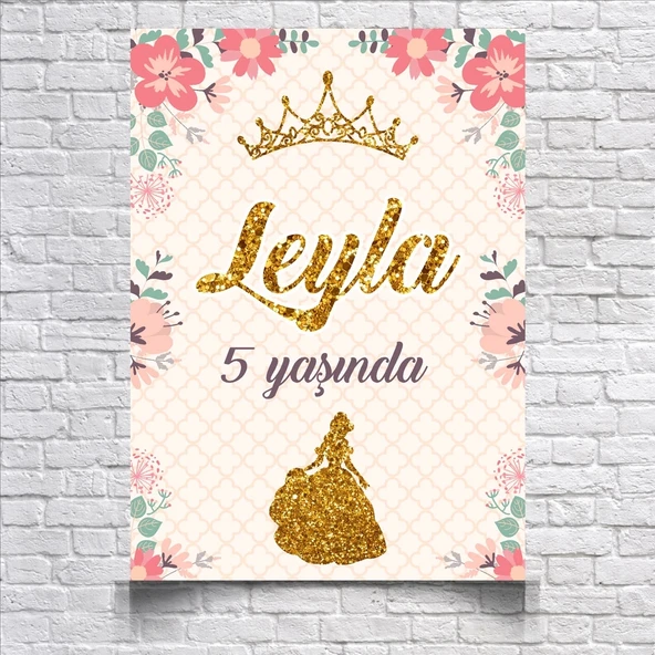 Preses Temalı Doğum Günü Afişi 50X70 cm ürün görseli 1