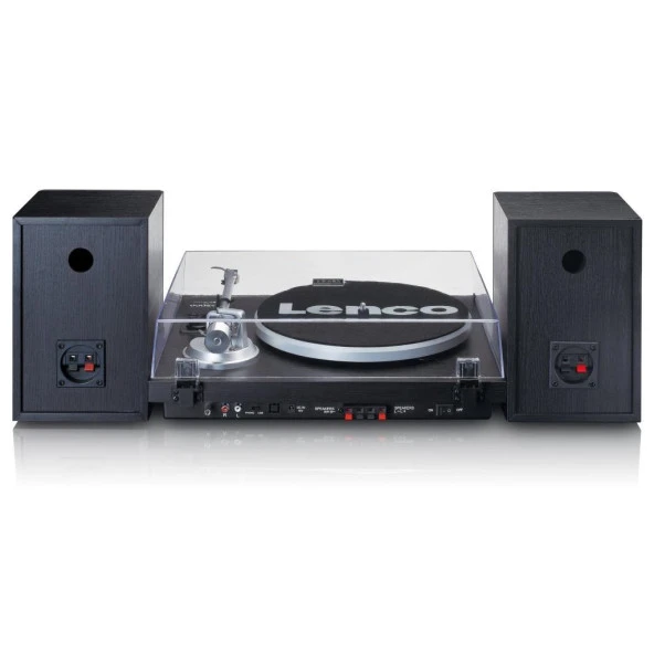 Lenco LS-500 Siyah Bluetoothlu Pikap Plak Çalar - Resim 4