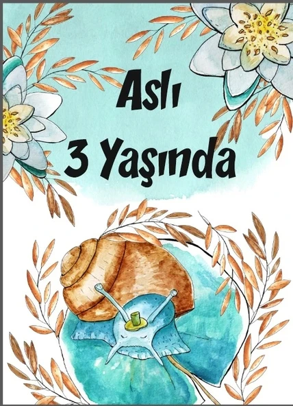 Mavi Saylangoz Temalı Doğum Günü Afişi 50X70 cm ürün görseli 1