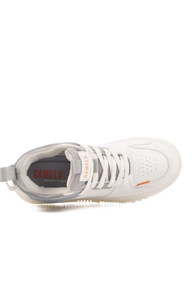 Beyaz Memory Foam Unisex Sneaker - Resim 4