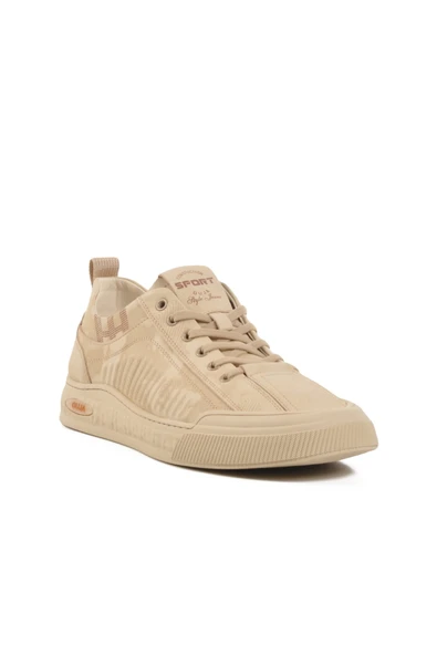 Bej Hafif Esnek Erkek Sneaker - Resim 3