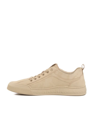 Bej Hafif Esnek Erkek Sneaker - Resim 2