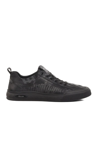 Siyah Hafif Esnek Erkek Sneaker ürün görseli 1