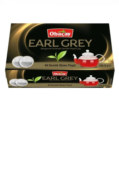 Earl Grey Bergamot Aromalı Demlik Poşet Çay (48x3,2 gr.) ürün görseli 1