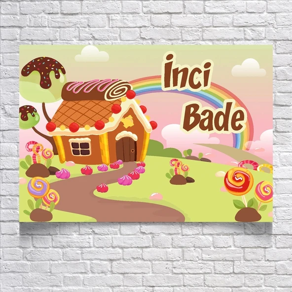 Pastane Temalı Doğum Günü Afişi 70X100 cm ürün görseli 1