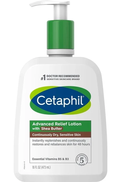 Cetaphil Advanced Relief Shea Yağlı Nemlendirici Losyon 473ml ürün görseli 1