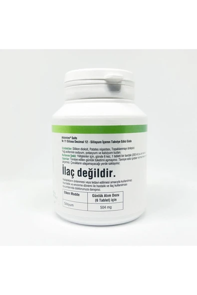 Schüssler Tuzları No: 11 - Silicea 400 Tablet - Resim 3