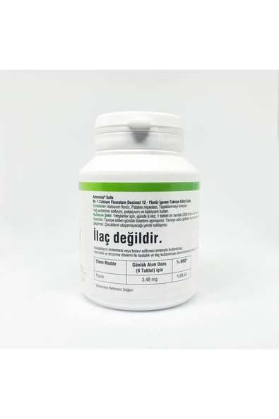 Schüssler Tuzları No: 1 - Calcium Fluoratum 400 Tablet ürün görseli 1