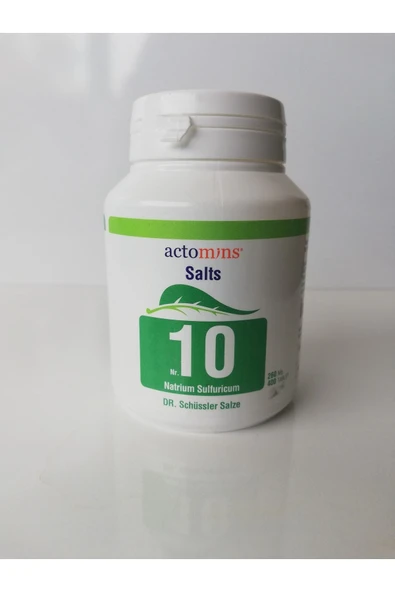 Schüssler Tuzları No: 10 - Natrium Sulfuricum 400 Tablet ürün görseli 1