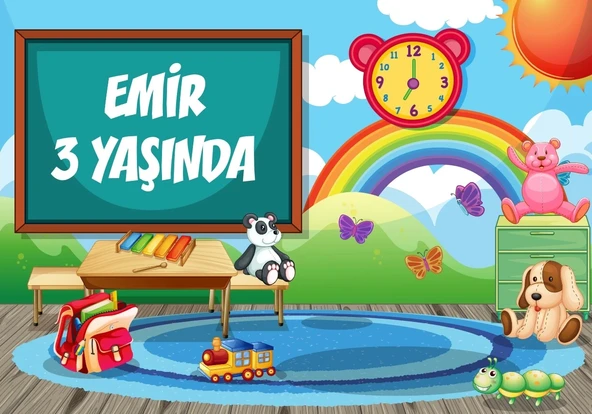 Oyun Temalı Doğum Günü Afişi 70X100 cm ürün görseli 1