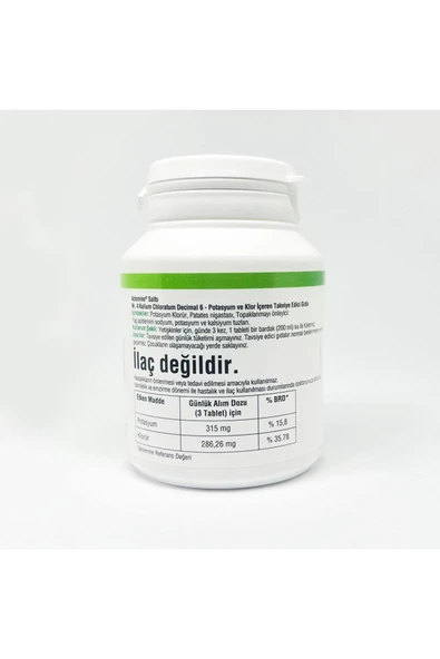 Schüssler Tuzları No: 4 Kalium Chloratum 400 Tablet ürün görseli 1