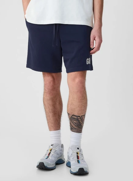 Gap V-Frch Ft Herıtage Logo Short Havlu Kumaş Şort Erkek Şort ürün görseli 1