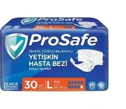 Prosafe Belbantlı Büyük Boy L 30'lu Hasta Bezi ürün görseli 1