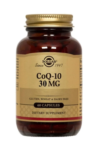Solgar Coq-10 (Koenzim Q-10) 30 Mg 60 Kapsül ürün görseli 1