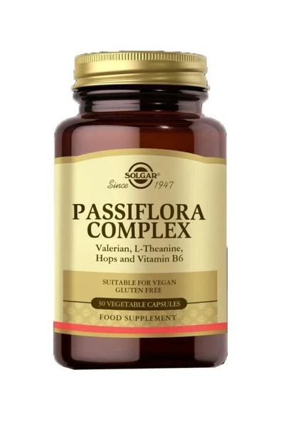 Solgar Passiflora Complex 30 Kapsül ürün görseli 1