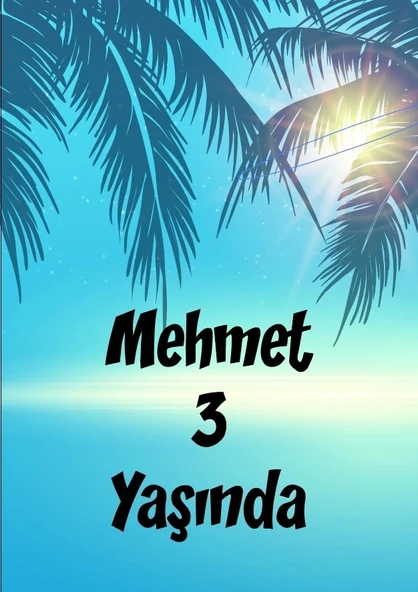 Hawaii Temalı Doğum Günü Afişi 100X150 cm ürün görseli 1